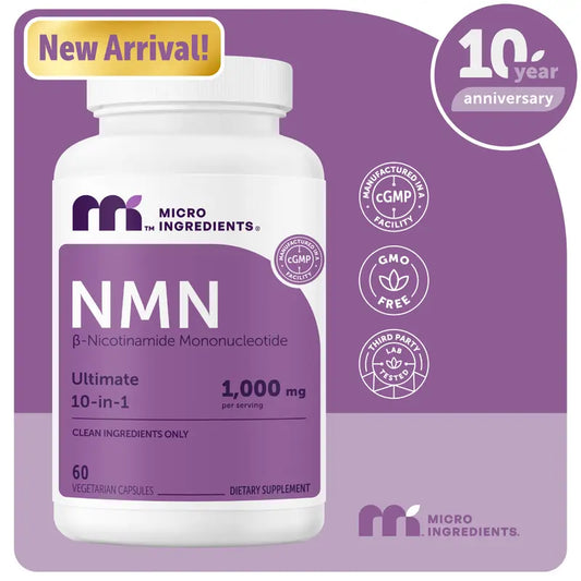 10-in-1 NMN Supplement 1000mg – Ultimate Cellular Energy & Anti-Aging Complex