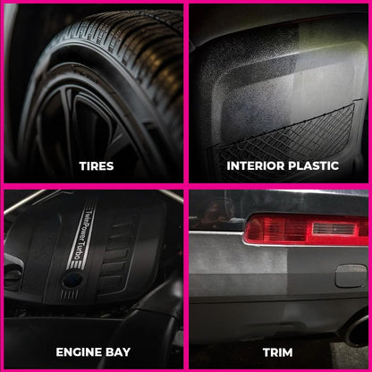 Instant High-Gloss Shine Spray for Tires, Trim & Interior