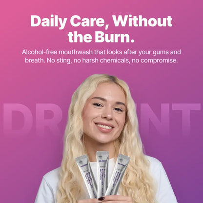 Instant Purple Teeth Whitening Mouthwash - Neutralize Yellow Tones in 30 Seconds