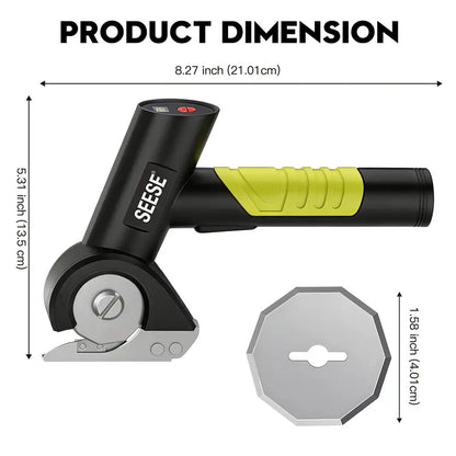 Cut Through Anything in Seconds Without Hand Fatigue – Premium Cordless Electric Scissors