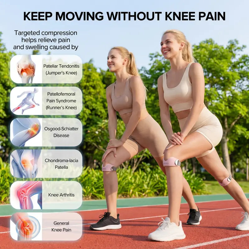 Instant Knee Pain Relief Adjustable Patellar Tendon Strap