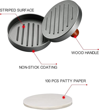 Professional Non-Stick Burger Press & Patty Maker