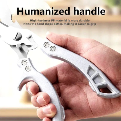 Heavy-Duty Stainless Steel Poultry Shears for Effortless Bone Cutting