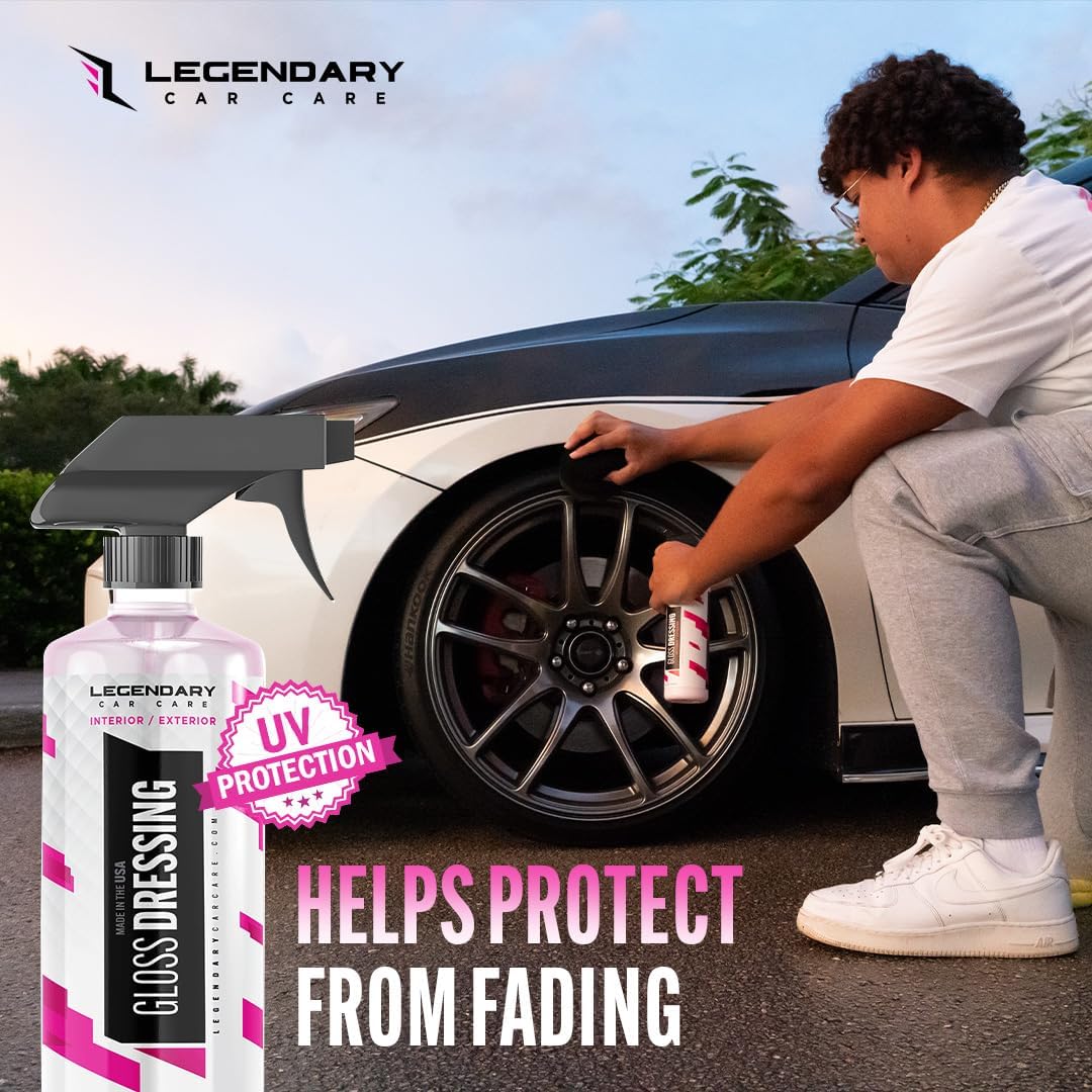 Instant High-Gloss Shine Spray for Tires, Trim & Interior