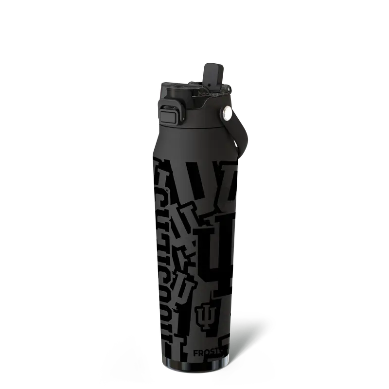 32oz Dual-Lid Insulated Stainless Steel Water Bottle — Sip & Chug in One