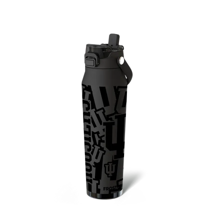 32oz Dual-Lid Insulated Stainless Steel Water Bottle — Sip & Chug in One