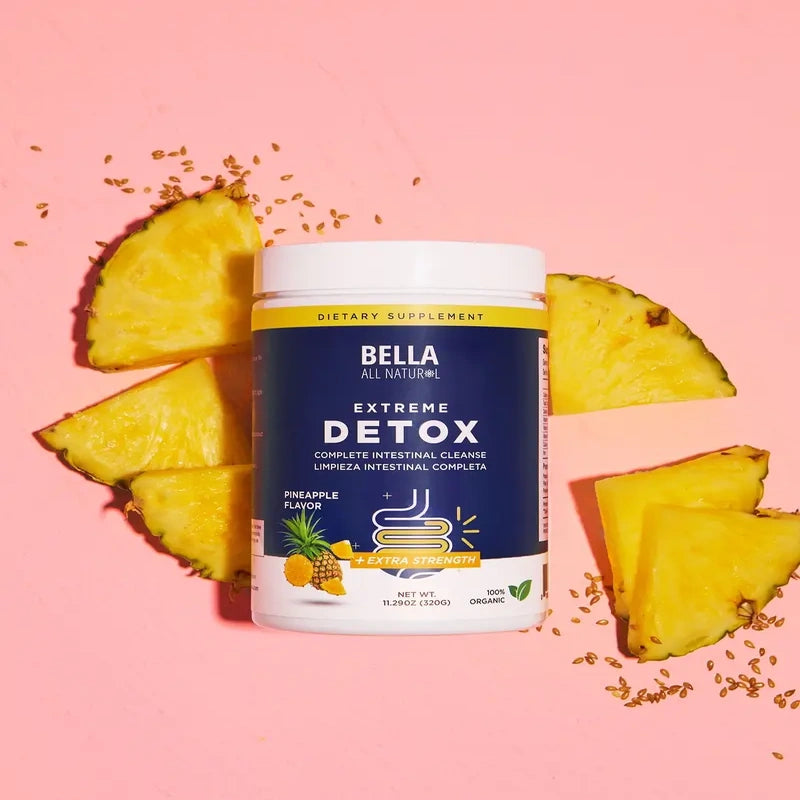 Natural Pineapple Herbal Cleansing Powder for Rapid Bloat Relief & Deep Gut Cleansing