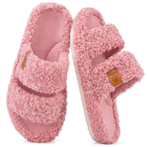 Ultra-Soft Cloud Plush Slippers with Non-Slip Support
