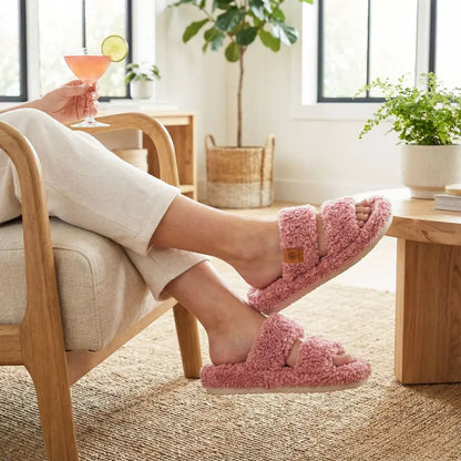 Ultra-Soft Cloud Plush Slippers with Non-Slip Support