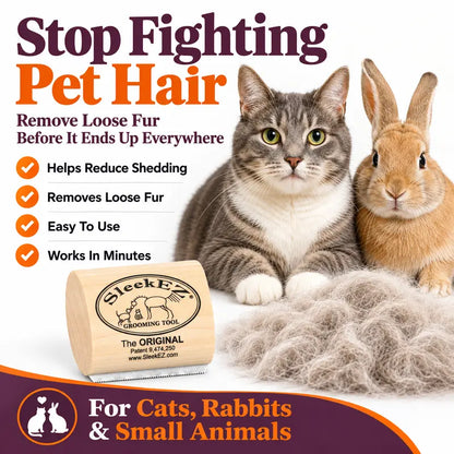 Effortless Pet Deshedding Grooming Tool for Loose Fur & Undercoat