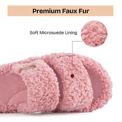 Ultra-Soft Cloud Plush Slippers with Non-Slip Support