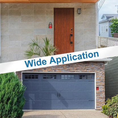 Heavy-Duty Weatherproof Key Lock Box with Resettable 4-Digit Combination